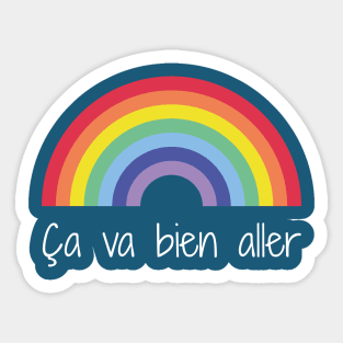 T shirt arc en ciel ca va bien aller deals
